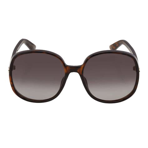 Dior Gradient Smoke Oversized Ladies Sunglasses DDOLL R1U 